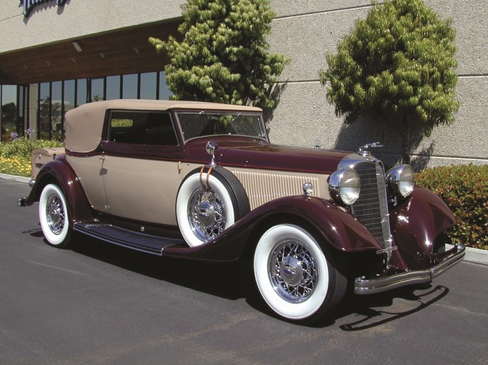 1933 Lincoln KB Convertible Victoria