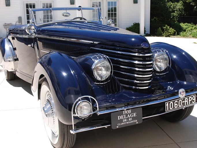 1935 Delage D8-85 Clabot Roadster