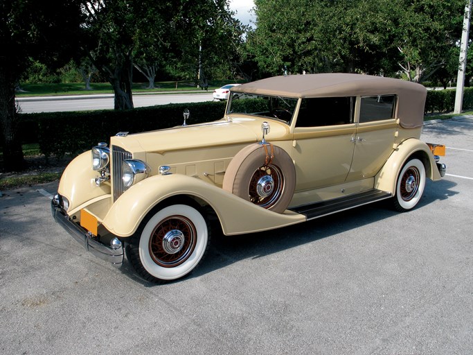 1934 Packard Twelve Convertible Sedan