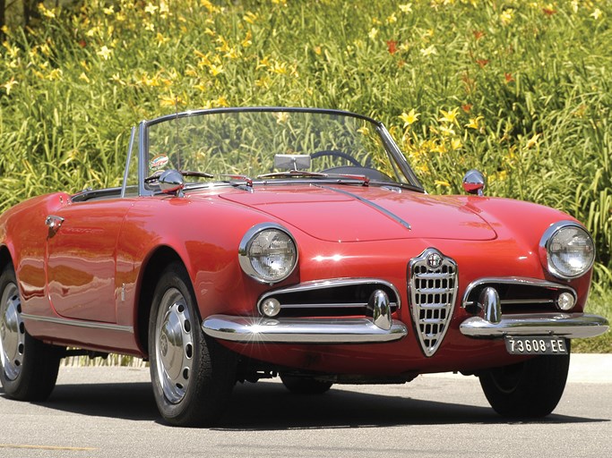 1961 Alfa Romeo Giulietta Spider Veloce