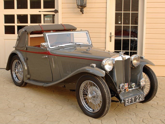 1938 MG TA Tickford ThreePosition Drophead Coupe