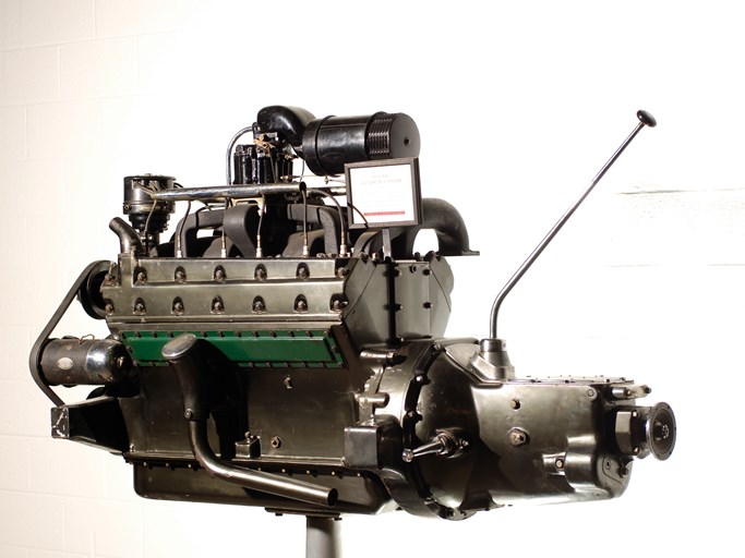 1932 Packard Twin Six Display Engine