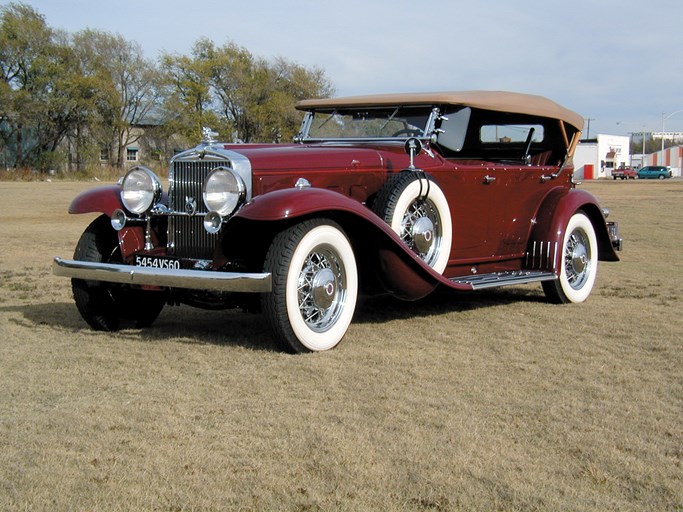 1933 Stutz DV32 Dual Cowl Phaeton