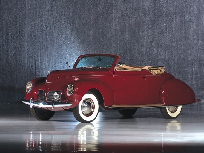 1938 Lincoln Zephyr Convertible Coupe