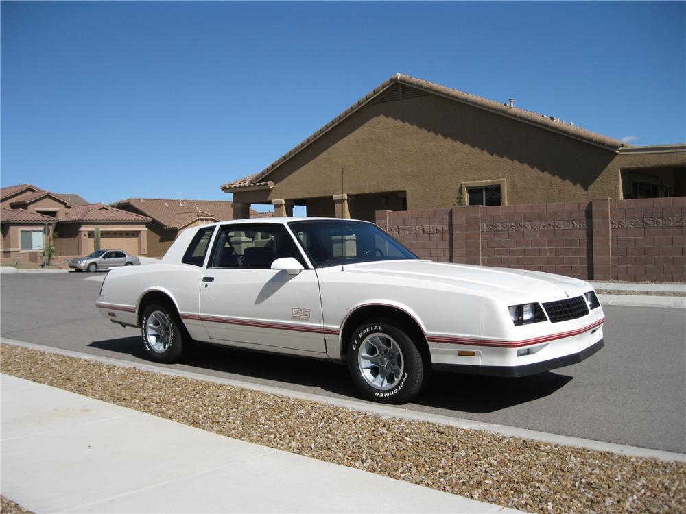 1987 CHEVROLET MONTE CARLO SS 2 DOOR HARDTOP