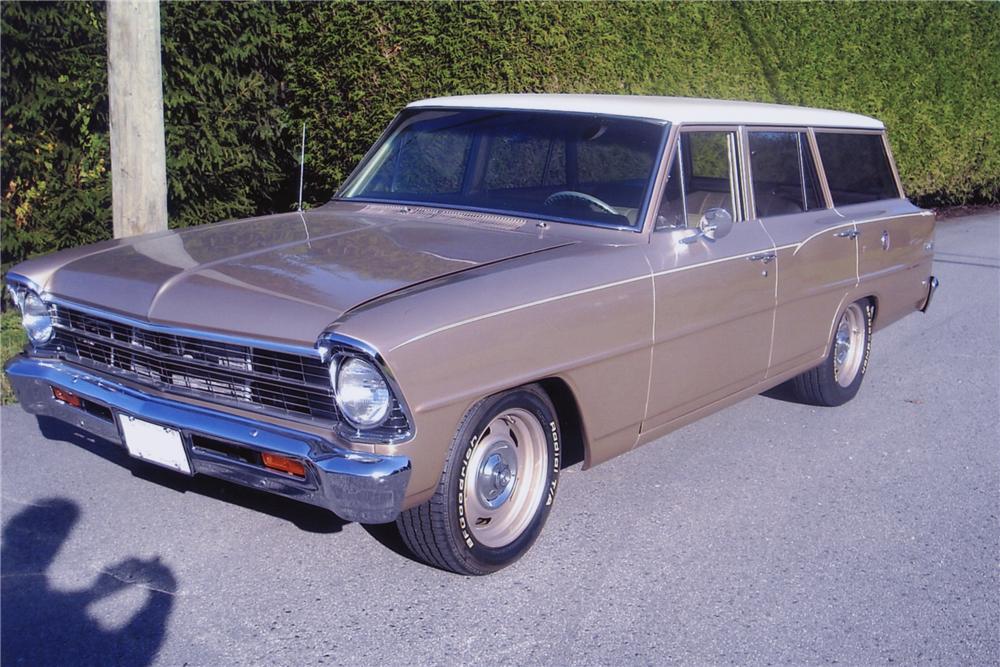 1967 CHEVROLET NOVA 4 DOOR WAGON