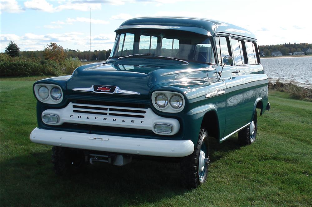 1958 CHEVROLET SUBURBAN CARRYALL 4WD