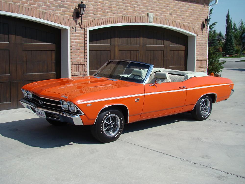 1969 CHEVROLET CHEVELLE SS 396 2 DOOR CONVERTIBLE