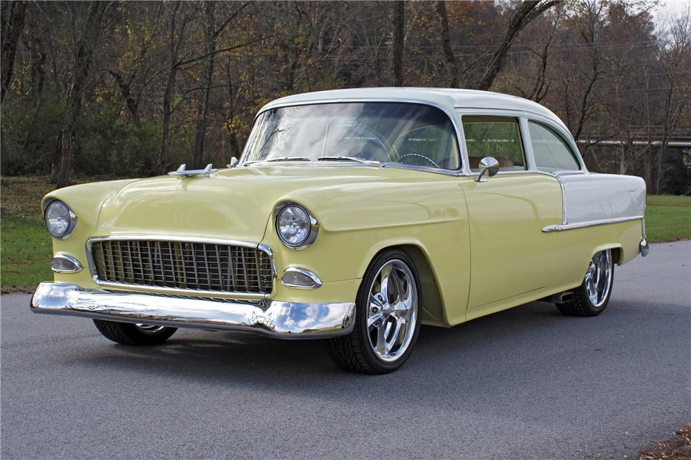 1955 CHEVROLET BEL AIR CUSTOM 2 DOOR POST