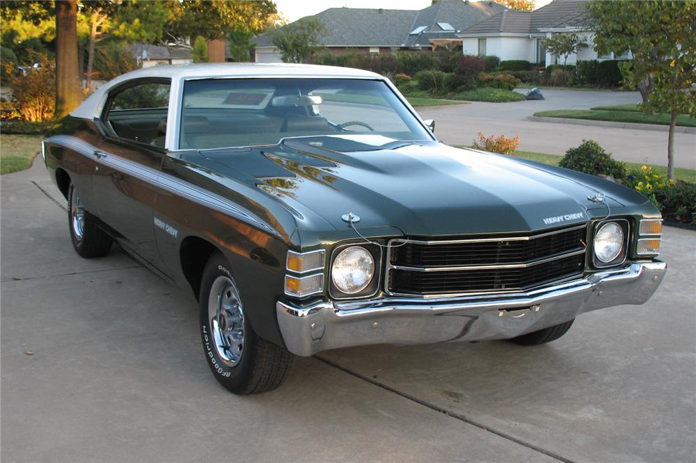 1971 CHEVROLET CHEVELLE HEAVY CHEVY 2 DOOR COUPE