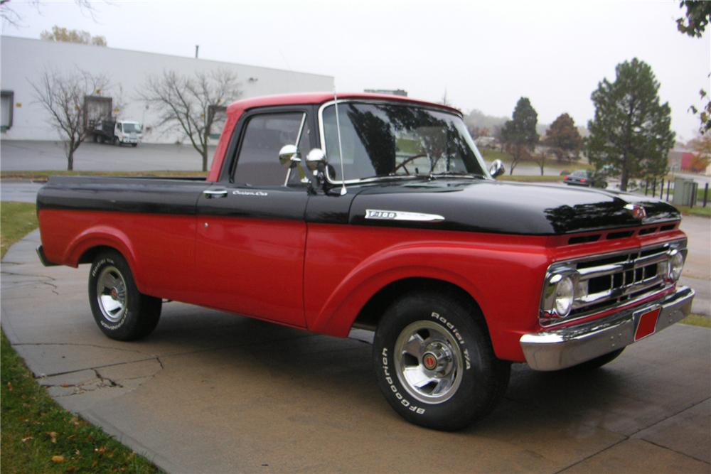 1961 FORD F-100 CUSTOM  SHORT BOX PICKUP