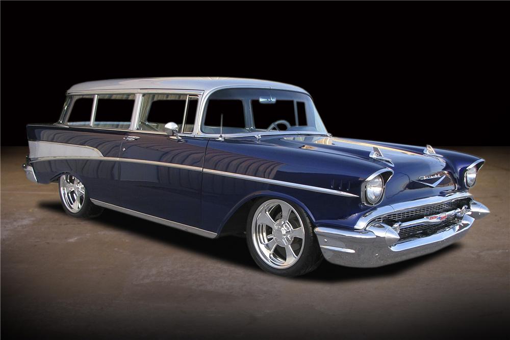 1957 CHEVROLET 210 CUSTOM 2 DOOR WAGON