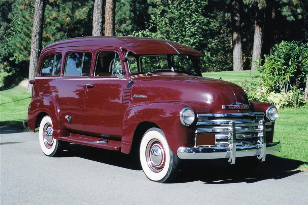 1951 CHEVROLET SUBURBAN CARRYALL WINDOW VAN