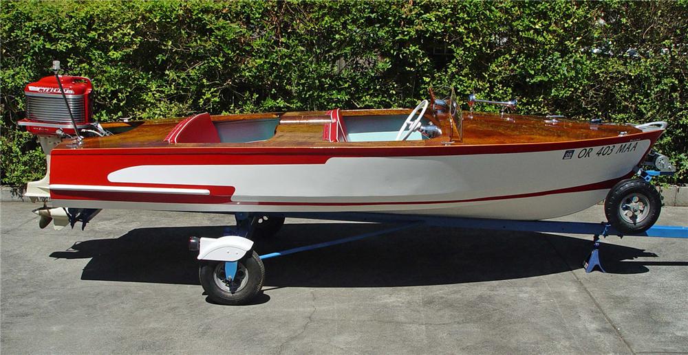 1956 HEALEY SKI-MASTER 15 RUNABOUT BOAT