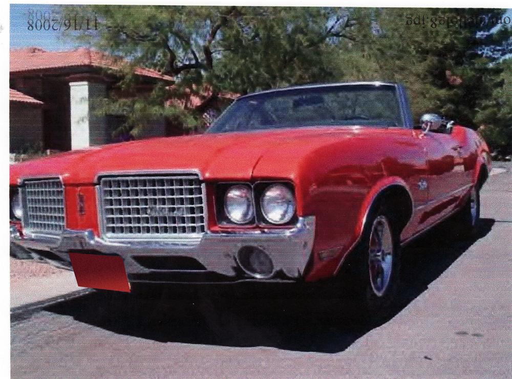 1972 OLDSMOBILE CUTLASS CONVERTIBLE