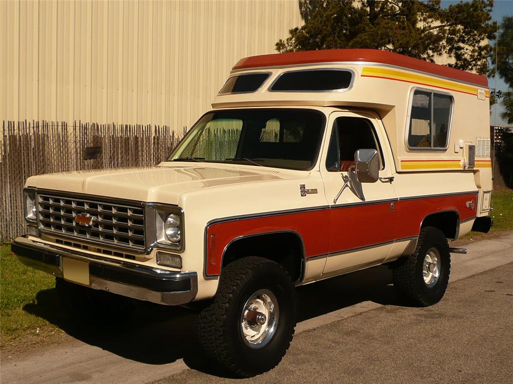 1976 CHEVROLET BLAZER CHALET CAMPER