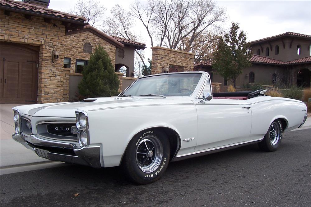 1966 PONTIAC GTO CONVERTIBLE  RE-CREATION