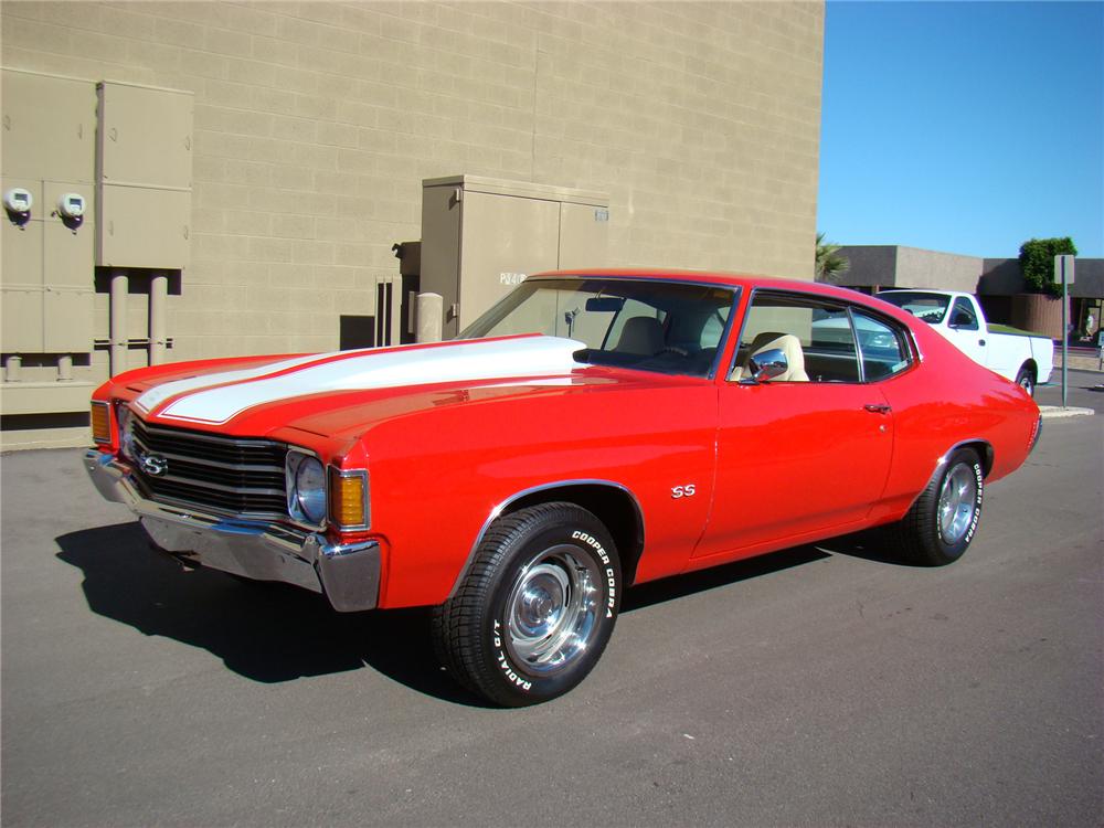 1972 CHEVROLET CHEVELLE CUSTOM COUPE