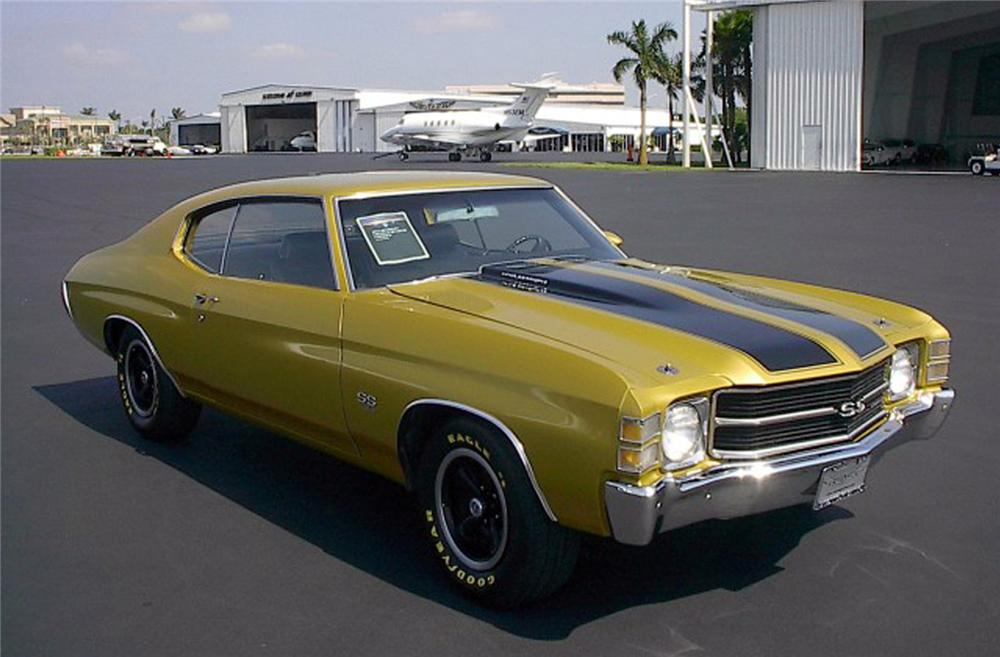 1971 CHEVROLET CHEVELLE SS 454 2 DOOR HARDTOP