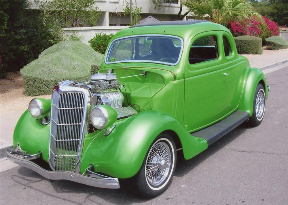 1935 FORD 5 WINDOW CUSTOM COUPE