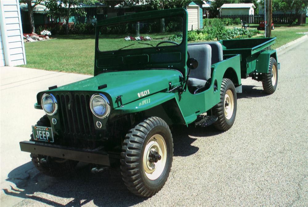 1949 WILLYS JEEP CJ3A 2 DOOR CONVERTIBLE