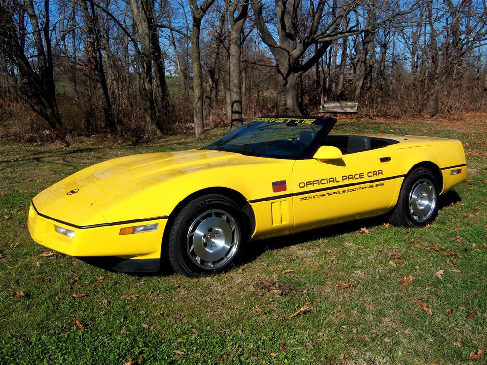 1986 CHEVROLET CORVETTE PACE CAR EDITION CONVERTIBLE