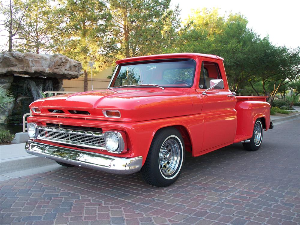 1966 CHEVROLET C-10 STEP-SIDE CUSTOM PICKUP