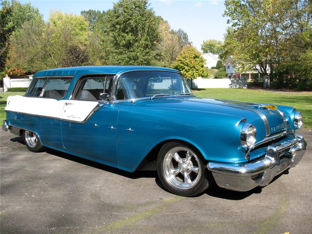 1955 PONTIAC SAFARI CUSTOM STATION WAGON