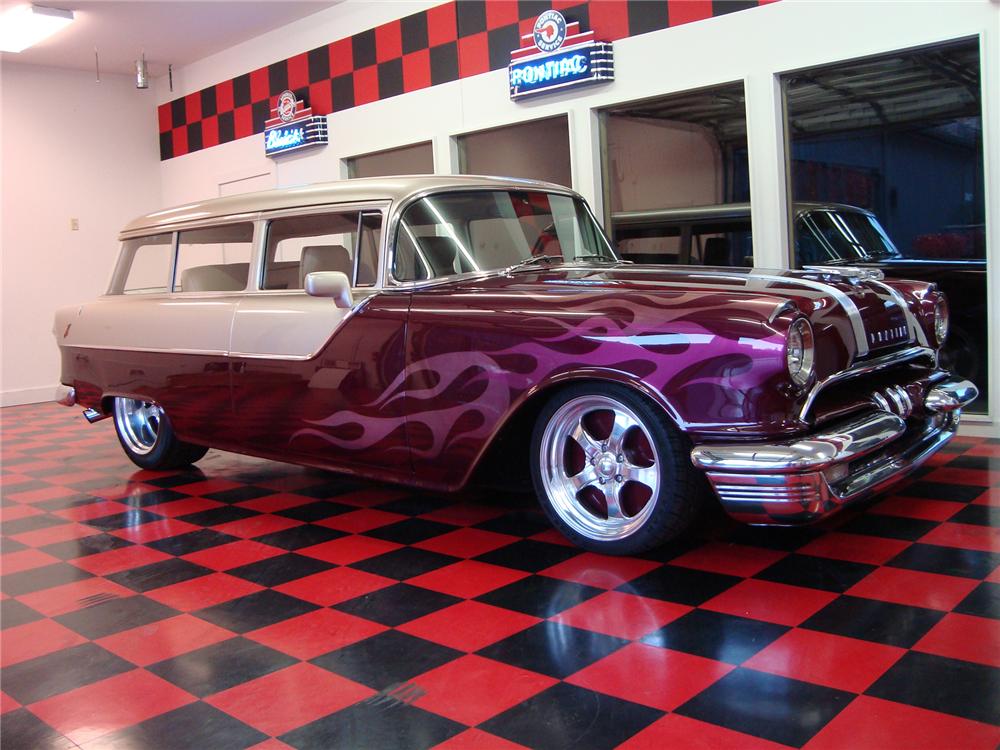 1955 PONTIAC CHIEFTAIN CUSTOM 2 DOOR STATION WAGON