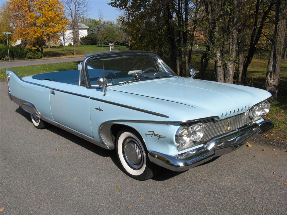 1960 PLYMOUTH FURY 2 DOOR CONVERTIBLE