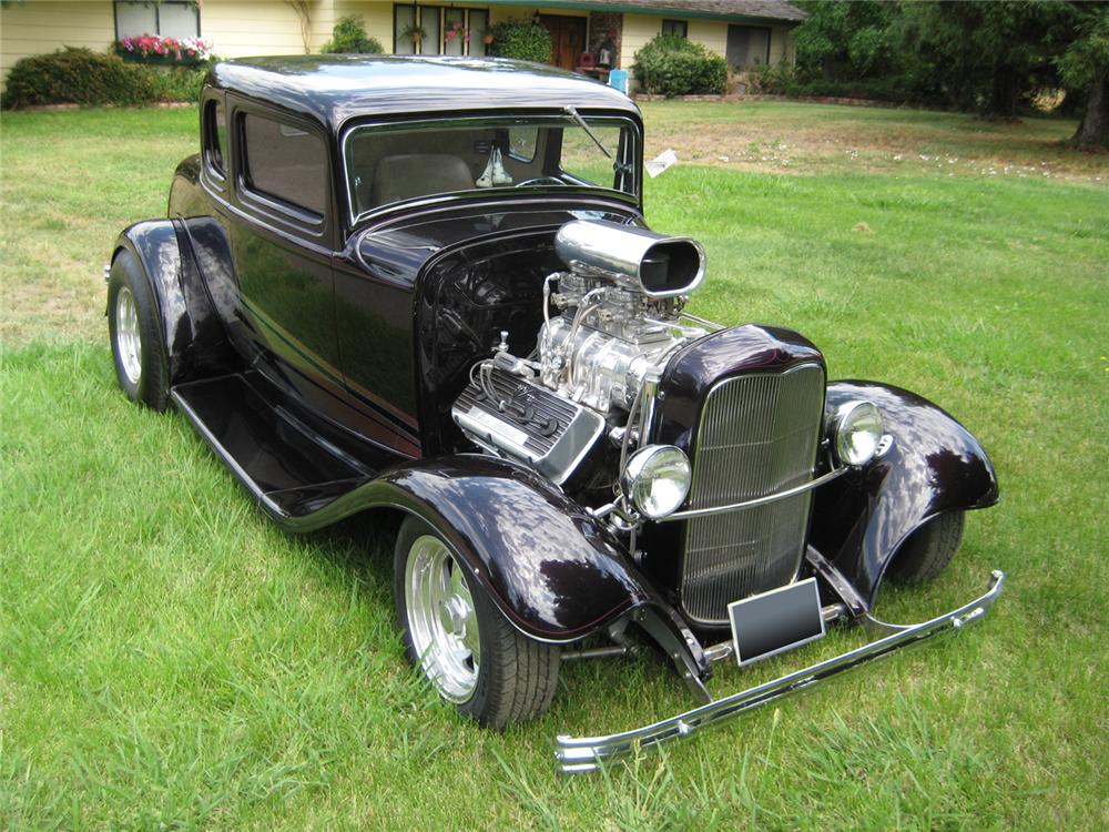 1932 FORD 5 WINDOW 2 DOOR CUSTOM COUPE