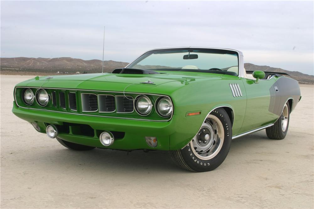 1971 PLYMOUTH CUDA CONVERTIBLE  HEMI RE-CREATION