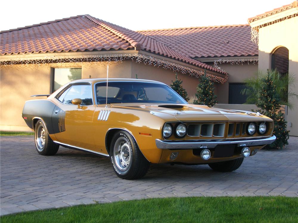 1971 PLYMOUTH CUDA 2 DOOR HARDTOP