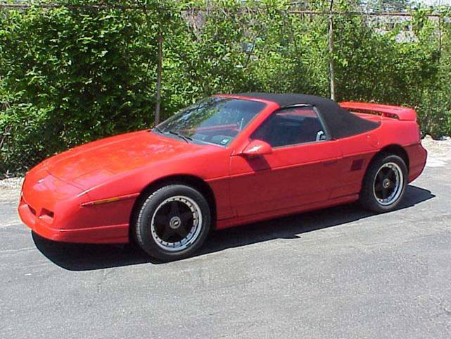 1987 PONTIAC FIERO GT CUSTOM CONVERTIBLE