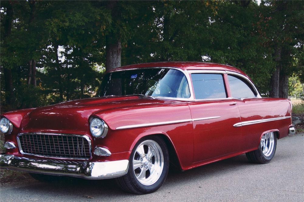 1955 CHEVROLET BEL AIR CUSTOM 2 DOOR SEDAN