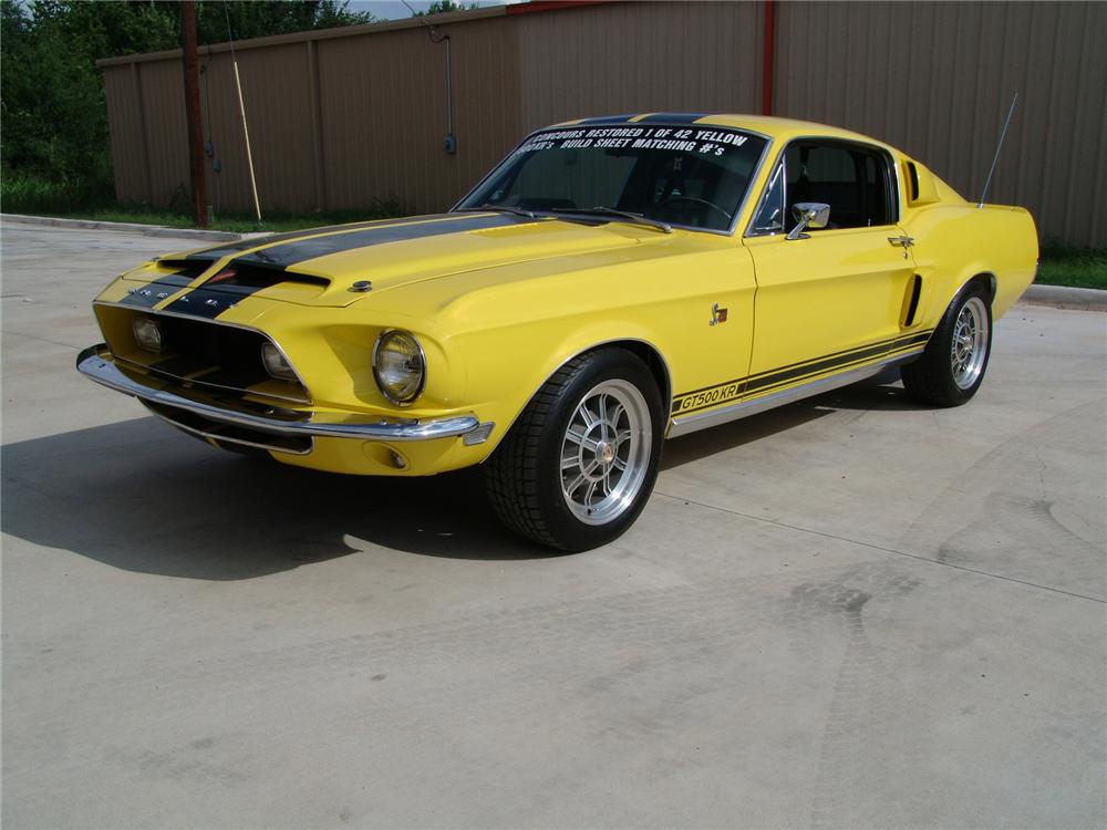 1968 SHELBY GT500 KR FASTBACK