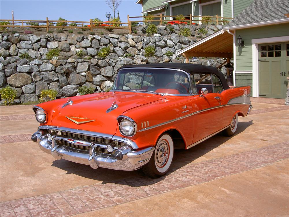 1957 CHEVROLET BEL AIR FI CONVERTIBLE