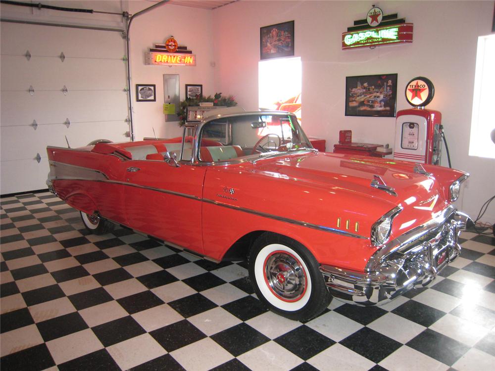 1957 CHEVROLET BEL AIR FI CONVERTIBLE