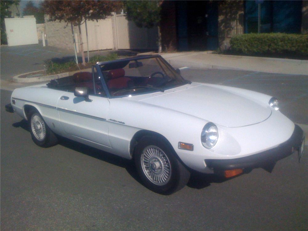 1981 ALFA ROMEO SPIDER CONVERTIBLE