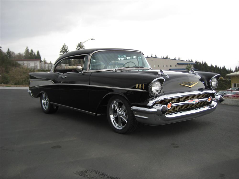 1957 CHEVROLET BEL AIR 2 DOOR CUSTOM COUPE