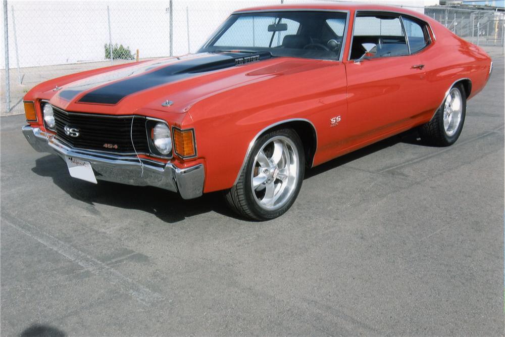 1972 CHEVROLET CHEVELLE 2 DOOR CUSTOM COUPE