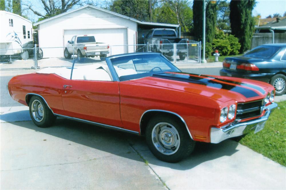 1970 CHEVROLET CHEVELLE CUSTOM CONVERTIBLE