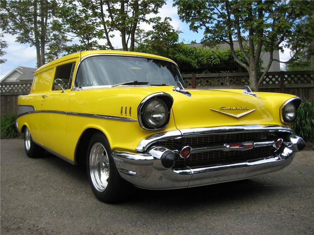 1957 CHEVROLET 210 CUSTOM 2 DOOR WAGON