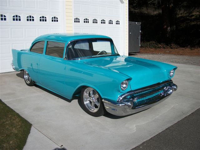 1957 CHEVROLET 150 2 DOOR POST STREET ROD