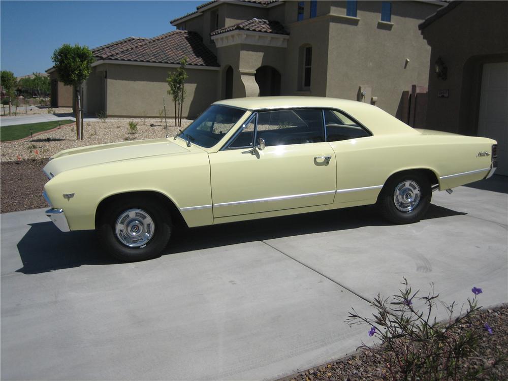 1967 CHEVROLET CHEVELLE MALIBU 2 DOOR HARDTOP