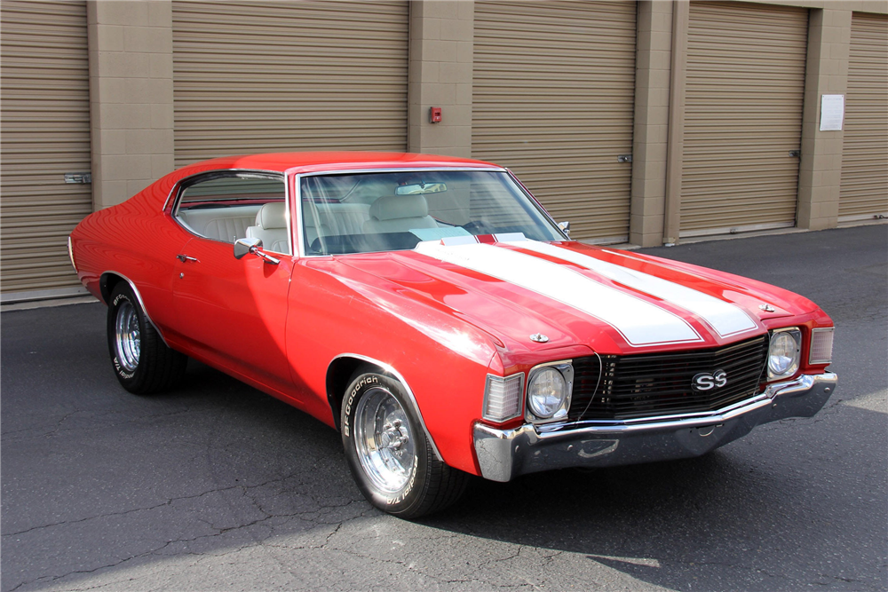 1972 CHEVROLET CHEVELLE CUSTOM HARDTOP