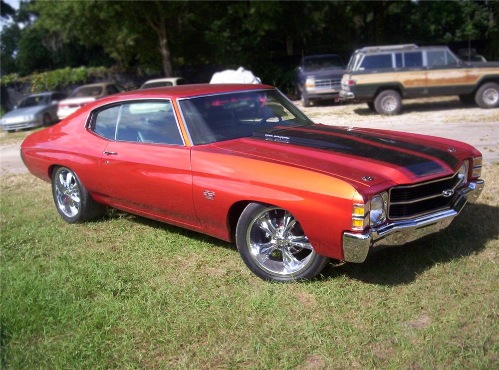 1971 CHEVROLET CHEVELLE SS 454 CUSTOM 2 DOOR HARDTOP