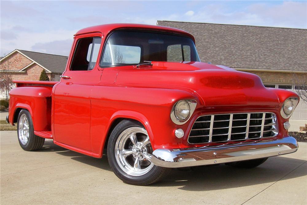 1955 CHEVROLET CUSTOM SHORTBED PICKUP