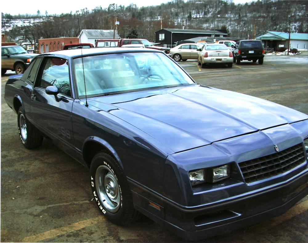 1984 CHEVROLET MONTE CARLO SS 2 DOOR HARDTOP