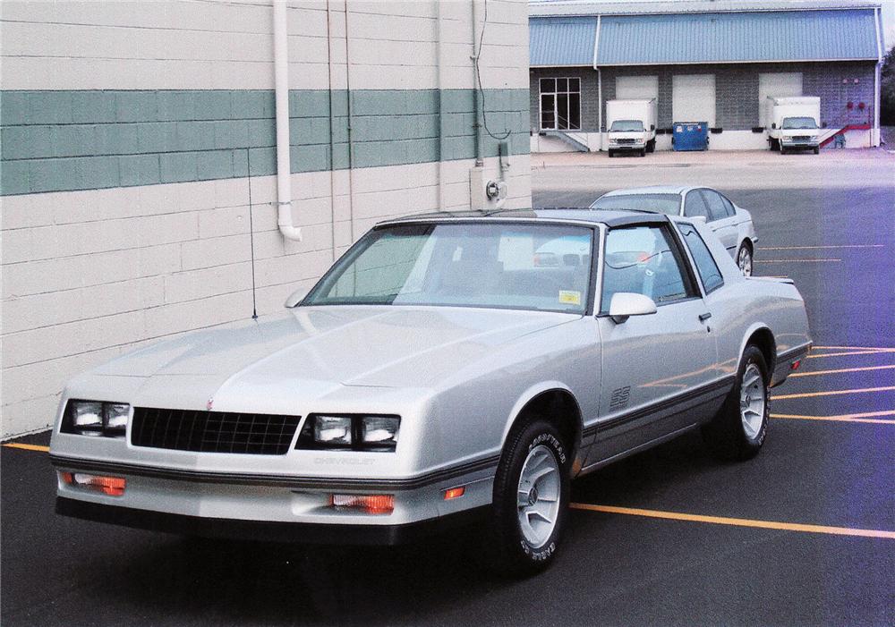 1987 CHEVROLET MONTE CARLO SS 2 DOOR HARDTOP